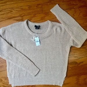 NWT Wet Seal small woman’s sweater blush color